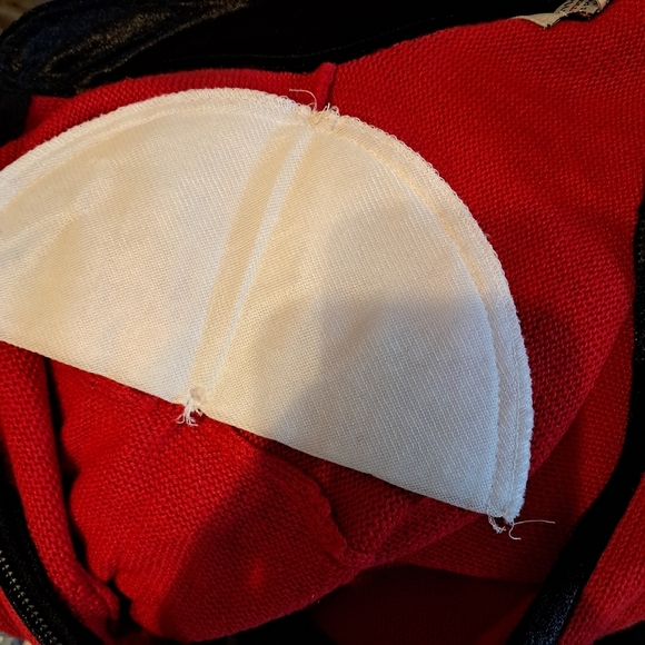 Tiara International Christmas Collec. Red Sweater Poinsettia Mistletoe Size XL - Picture 8 of 8